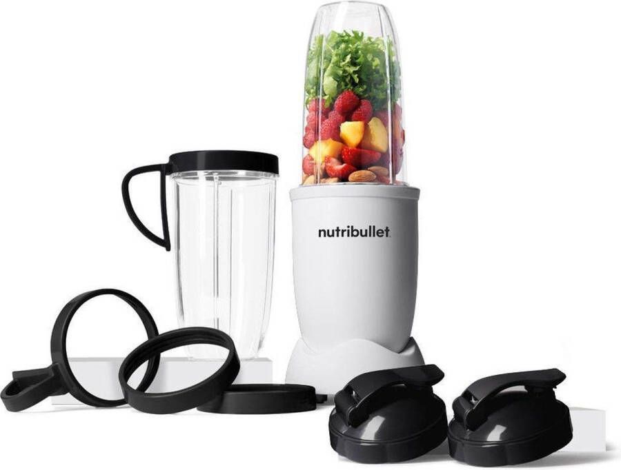 NutriBullet Exclusive Blender 900 Watt Smoothie Maker Incl. To Go Accessoires Wit - Foto 2
