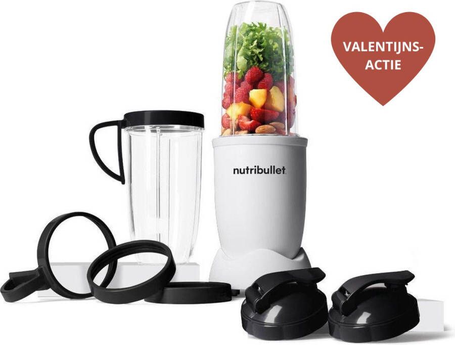 NutriBullet Exclusive Blender 900 Watt Smoothie Maker Incl. To Go Accessoires Wit - Foto 4