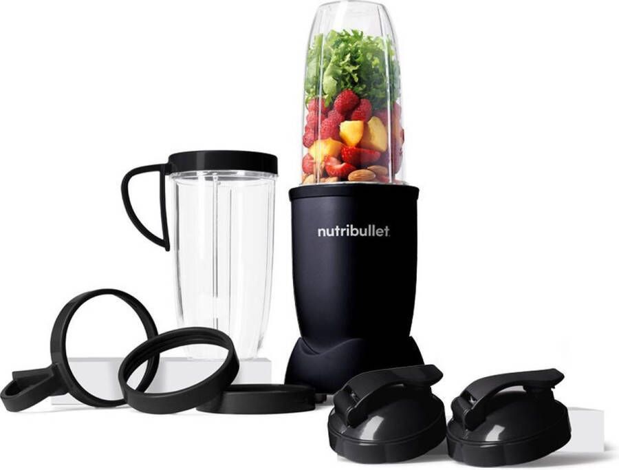 NutriBullet Exclusive Blender 10-delig 900 Watt Zwart