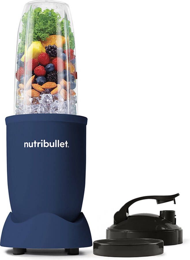 NutriBullet Exclusive Blender 900 Watt Smoothie Maker Incl. Accessoires Indigo Blauw