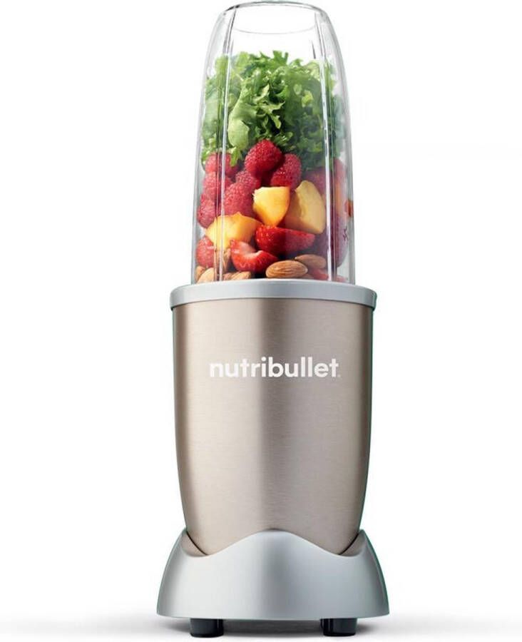 NutriBullet Pro Blender 900 Watt Incl. Digitaal Receptenboek Champagne - Foto 4
