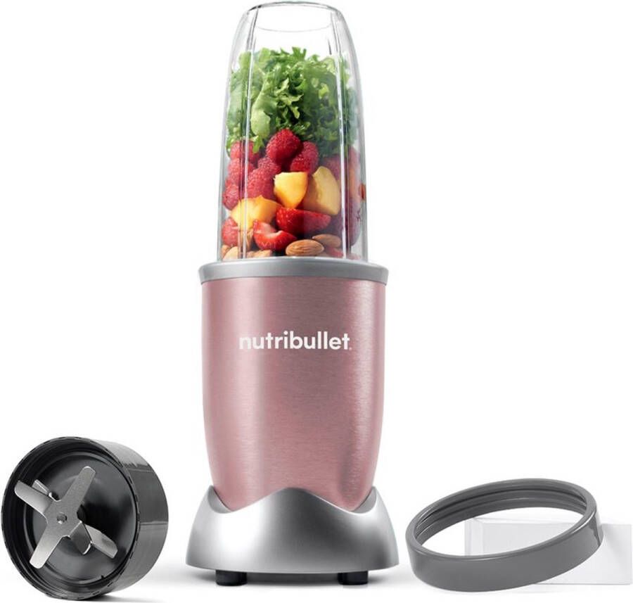 NutriBullet Pro Blender 900 Watt Incl. Digitaal Receptenboek Rose