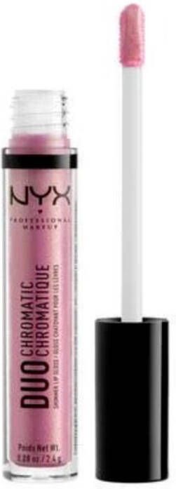 NYX Professional Makeup NYX Duo Chromatic Shimmer Lip Gloss 01 Booming