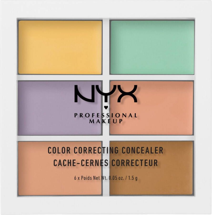 NYX Professional Makeup 3C Palette Color Correcting Concealer 6 x 1 5 gr