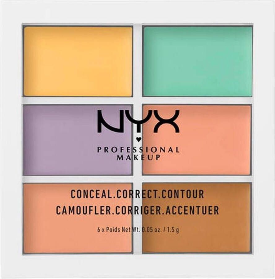 NYX Professional Makeup 3C Palette Color Correcting Concealer 6 x 1 5 gr