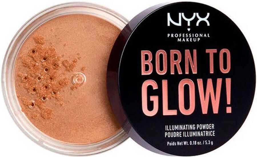 NYX Professional Makeup Born To Glow Illuminating Powder Warm Strobe