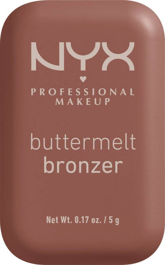 NYX Professional Makeup Buttermelt Bronzer Butta Off Butter Poeder Bronzer Bruin 5gr