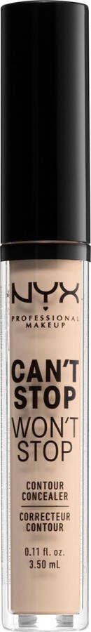 NYX Professional Makeup Can't Stop Won't Stop Contour Concealer Alabaster Concealer 3 5 ml