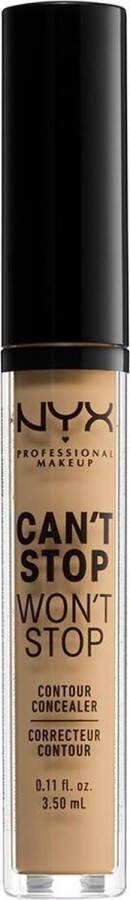 NYX Professional Makeup Can't Stop Won't Stop Contour Concealer Beige Concealer 3 5 ml