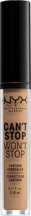 NYX Professional Makeup Can't Stop Won't Stop Contour Concealer Caramel Concealer 3 5 ml