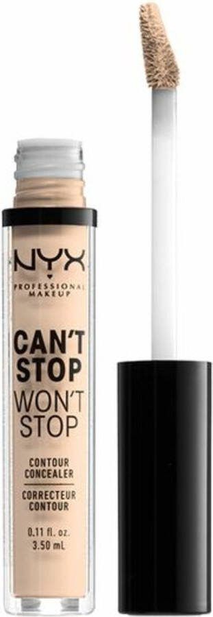 NYX Professional Makeup Can't Stop Won't Stop Contour Concealer Light Ivory Concealer 3 5 ml