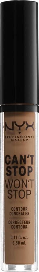 NYX Professional Makeup Can't Stop Won't Stop Contour Concealer Mahogany Concealer 3 5 ml