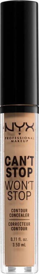 NYX Professional Makeup Can't Stop Won't Stop Contour Concealer Medium Olive Concealer 3 5 ml