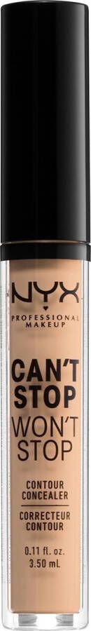 NYX Professional Makeup NYX PMU Professional Makeup Can't Stop Won't Stop Contour Concealer Natural CSWSC7 Concealer 3 5 ml