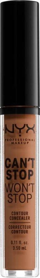 NYX Professional Makeup Can't Stop Won't Stop Contour Concealer Warm Caramel Concealer 3 5 ml