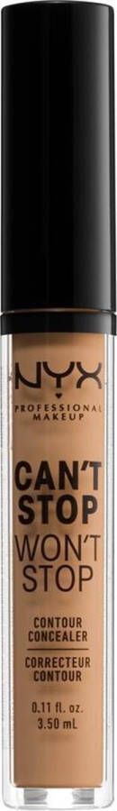 NYX Professional Makeup Can't Stop Won't Stop Contour Concealer Golden Honey CSWSC14 Concealer 3 5 ml