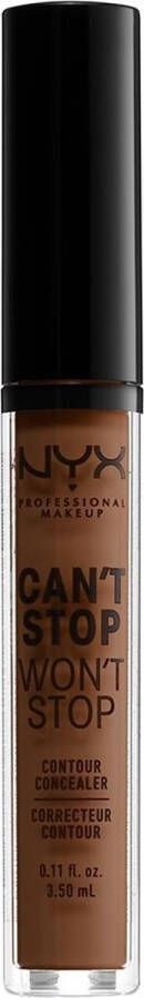 NYX Professional Makeup Can't Stop Won't Stop Contour Concealer Mocha Concealer 3 5 ml