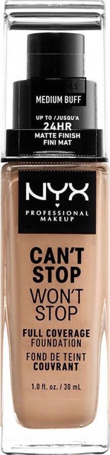 NYX Professional Makeup Can't Stop Won't Stop Full Coverage Foundation CSWSF10.3 Neutral Buff Foundation 30 ml