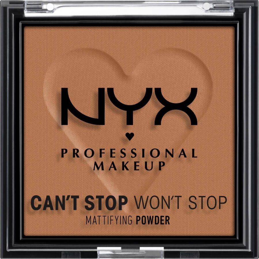 NYX Professional Makeup Can't Stop Won't Stop Mattifying Gezichtspoeder Mocha