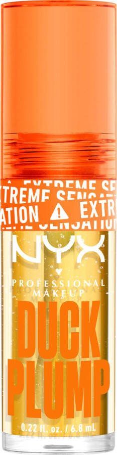 NYX Professional Makeup Duck Plump Clearly Spicy Plumping lipgloss Oranje 6 8ml