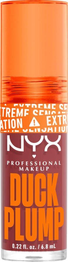 NYX Professional Makeup Duck Plump Mauve Out My Way Plumping lipgloss Paars 6 8ml