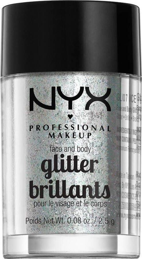 NYX Professional Makeup Face & Body Glitter Ice Glitter 2 5 gr