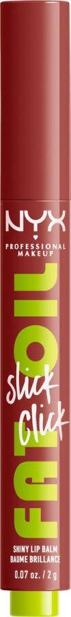 NYX Professional Makeup Fat Oil Slick Click Going Viral lippenbalsem roze 2g