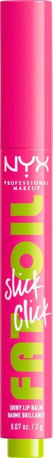NYX Professional Makeup Fat Oil Slick Click #Thriving lippenbalsem roze 2g