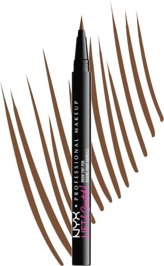 NYX Professional Makeup Lift & Snatch! Brow Tint Pen Caramel Wenkbrauw pen 1 ml