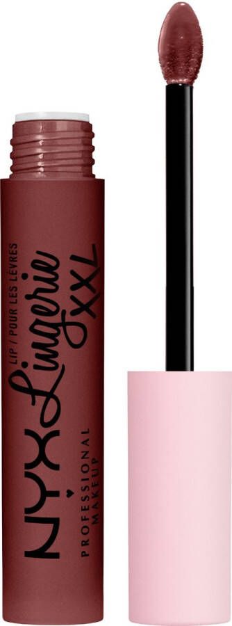 NYX Professional Makeup Lip Lingerie XXL Matte Liquid Lipstick Deep Mesh LXXL09 Lippenstift