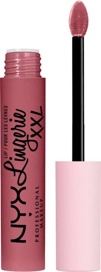 NYX Professional Makeup Lip Lingerie XXL Flaunt It Matte niet-overdraagbare lippenstift Nude