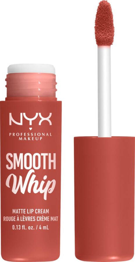 NYX Professional Makeup Smooth Whip Matte Lip Cream Teddy Fluff Vloeibare lippenstift 4ML