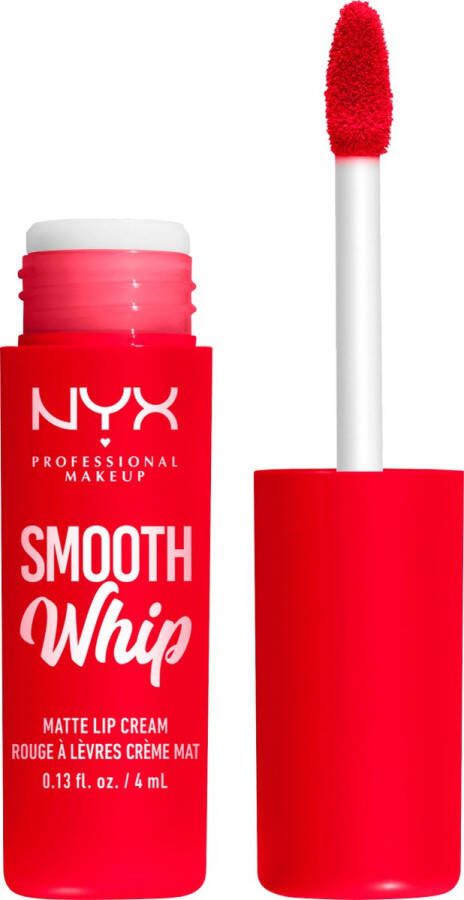 NYX Professional Makeup Smooth Whip Matte Lip Cream Cherry Cream Vloeibare lippenstift 4ML