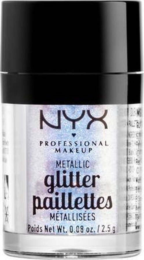 NYX Professional Makeup Oogschaduw Metallic Glitter Lumi-Lite MGLI05 Wit 2 5 gr