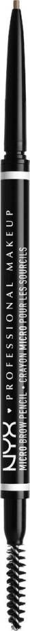 NYX Professional Makeup Micro Brow Pencil Ash Blonde Wenkbrauw potlood 0 09 g