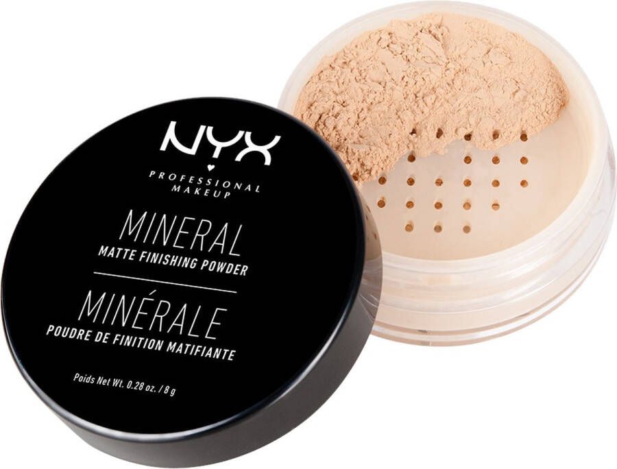 NYX Professional Makeup Mineral Finishing Powder Light Medium MFP01 Finishing Powder 8 gr
