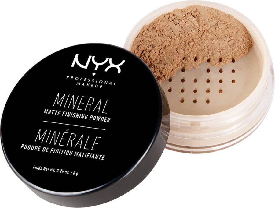 NYX Professional Makeup Mineral Finishing Powder Medium Dark MFP02 Finishing Powder 8 gr