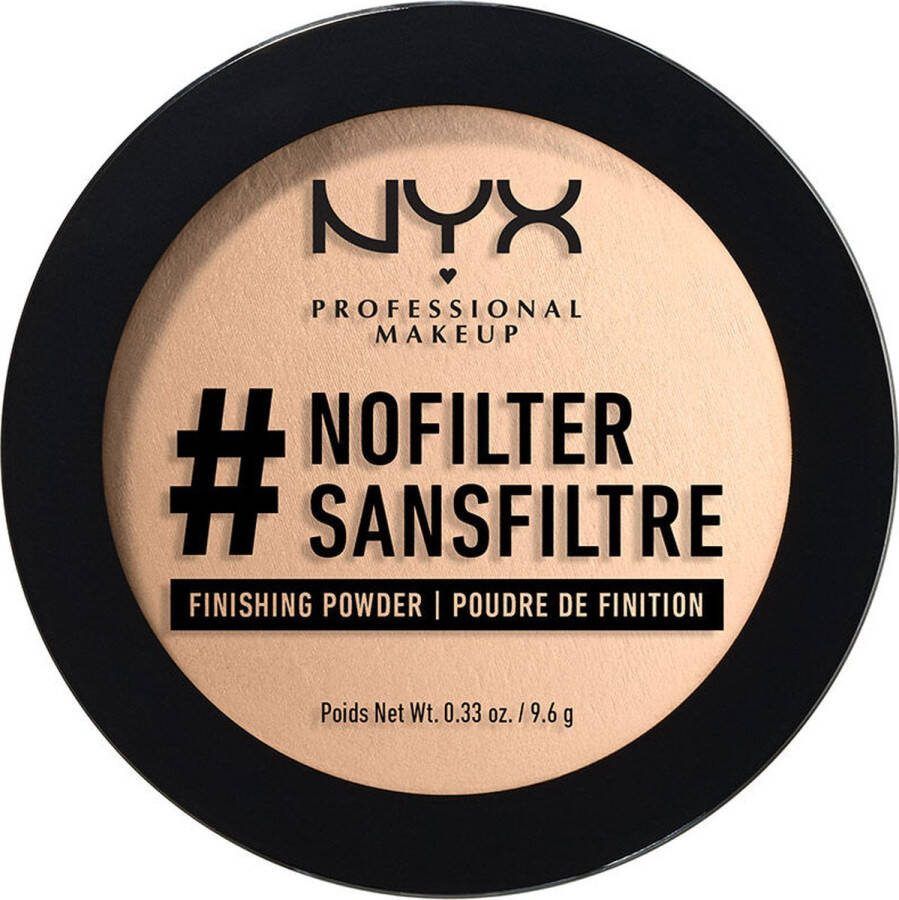 NYX Professional Makeup #NoFilter gezichtspoeder 5 Light Beige 9 6 g