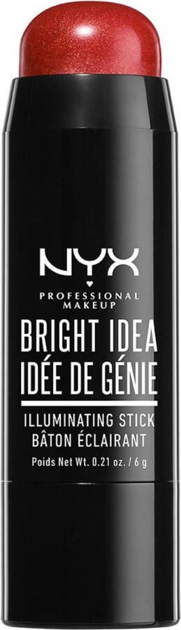 NYX Professional Makeup NYX Bright Idea Illuminating Highlighter Stick Brick Red Blaze