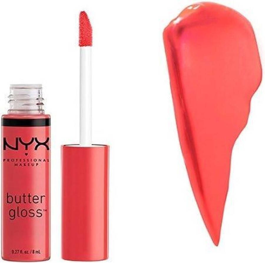 NYX Professional Makeup NYX Butter Gloss Lipgloss BLG 28 Pink Buttercream