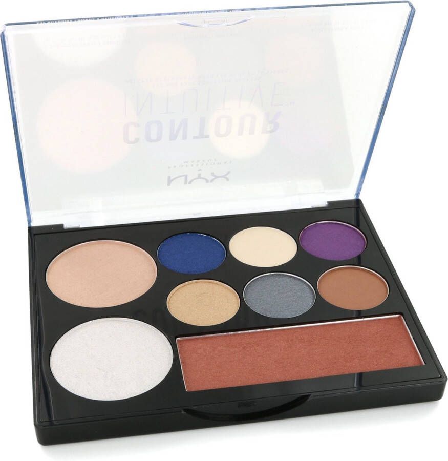 NYX Professional Makeup NYX Contour Intuitive Eye and Face Sculpting Palette 04 Jewel Queen