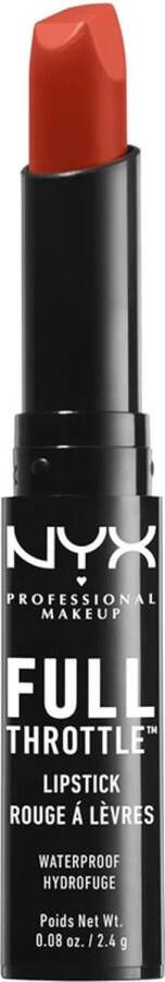 NYX Professional Makeup Nyx Full Throttle Lipstick -FTLS09 Jolt- Waterproof 0.08 oz 2.4 g