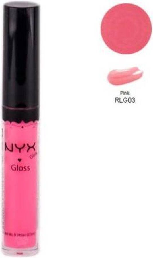 NYX Professional Makeup NYX Girls Round Lip Gloss RLG 03 Pink