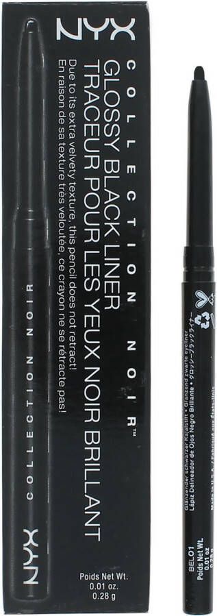 NYX Professional Makeup NYX Glossy Black Eyeliner BEL01