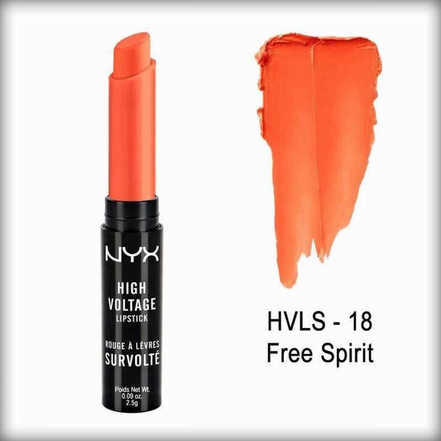 NYX Professional Makeup NYX High Voltage Lipstick 18 Free Spirit