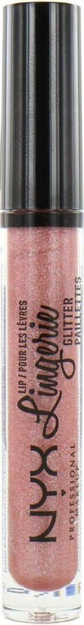 NYX Professional Makeup NYX Lip Lingerie Glitter Liquid Lipstick Honeymoon