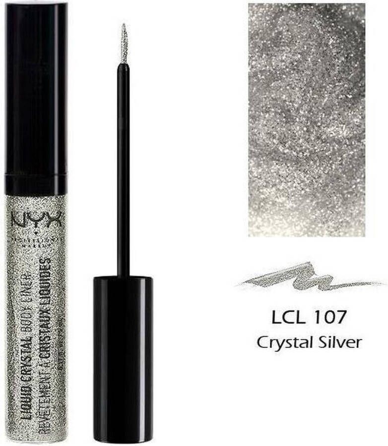 NYX Professional Makeup NYX Liquid Crystal Liner LCL107 Crystal Silver