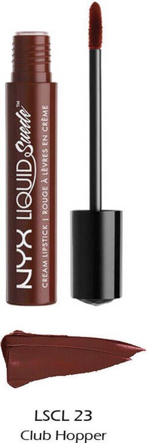 NYX Professional Makeup NYX Liquid Suede Cream Lipstick Club Hopper
