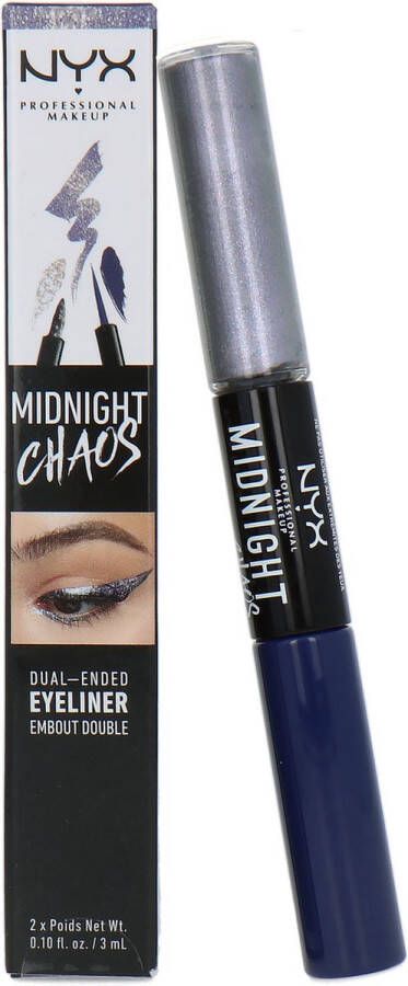 NYX Professional Makeup NYX Midnight Chaos Dual Ended Eyeliner Purple Mirror Image