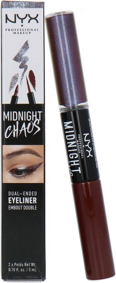 NYX Professional Makeup NYX Midnight Chaos Dual Ended Eyeliner Rust Midnight Rouge